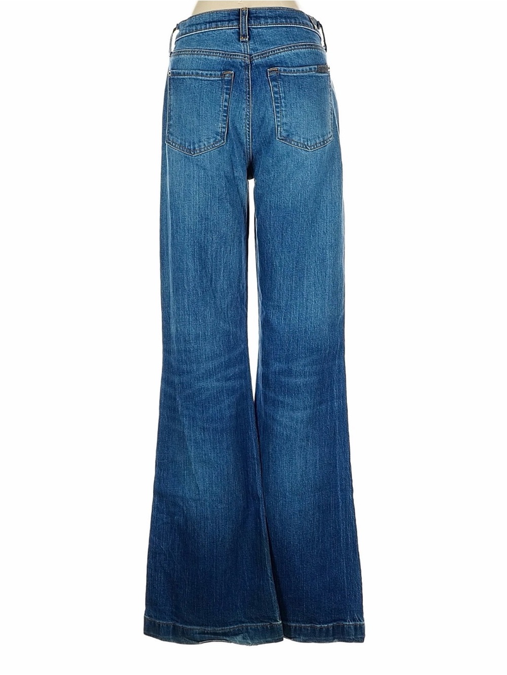 7 For All Mankind Dojo High Rise Flare Jeans Medium Wash 7FAM | S 27 - Picture 2 of 12